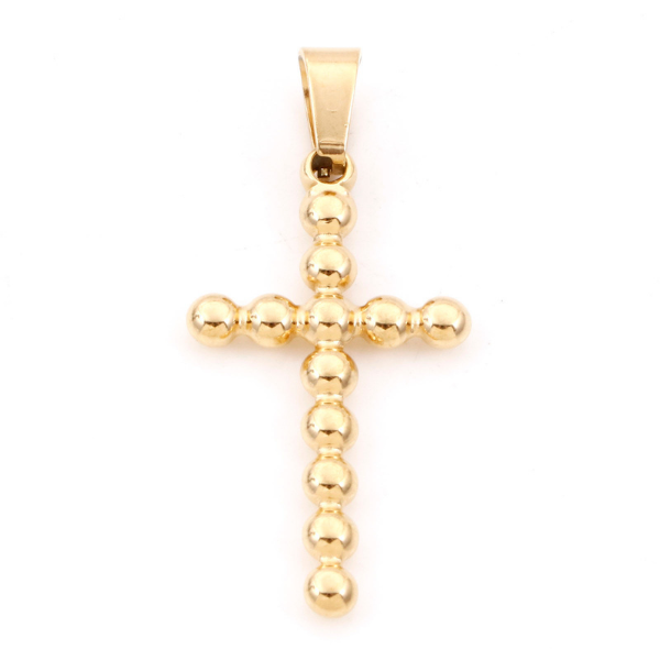 Bubble Cross Gold