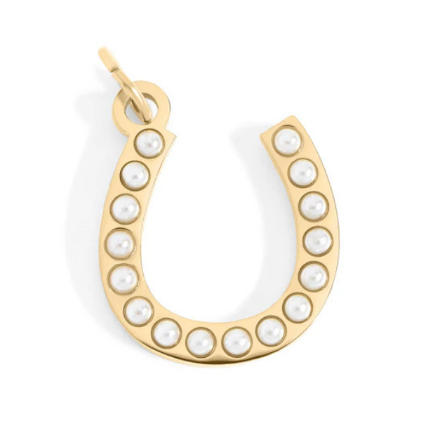 Pearl Horseshoe Gold