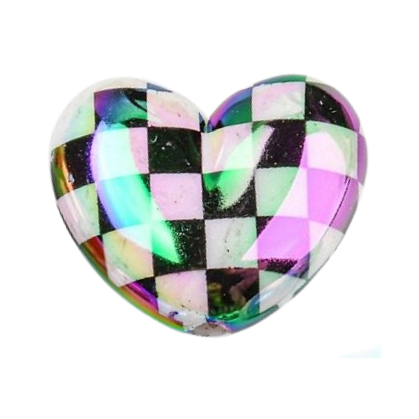 Heart Black 25x21mm