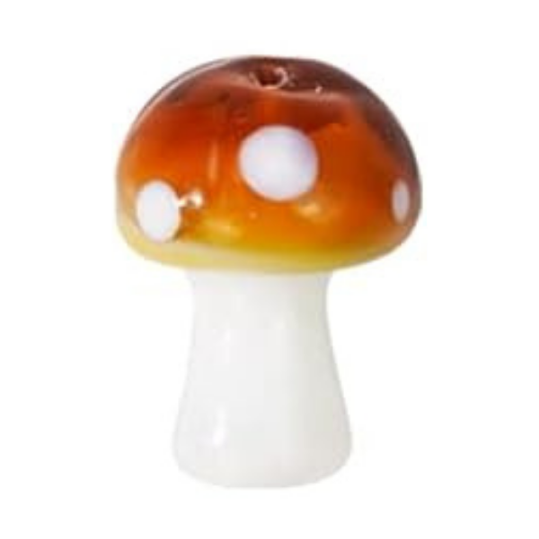 Brown Mushroom 12x14mm