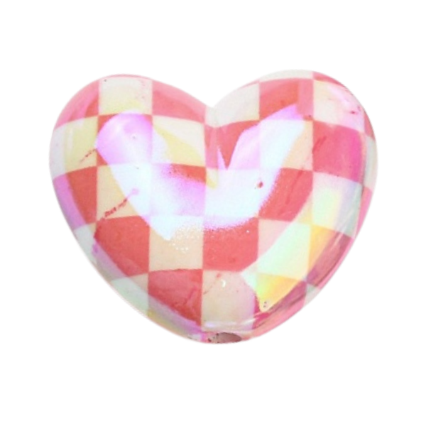 Heart Pink 25x21mm