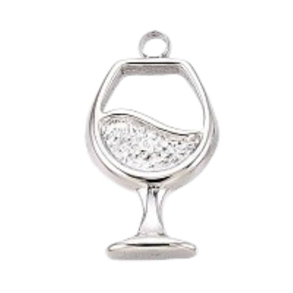 Wine Glass Silver 14x7mm