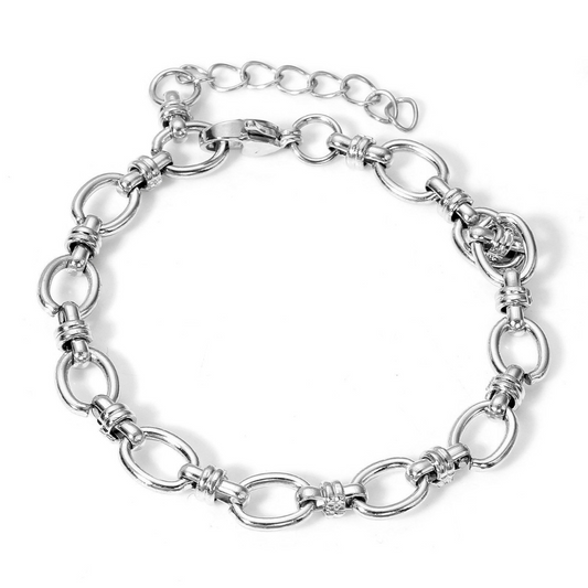Silver Chunky Bracelet