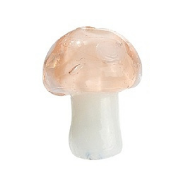 Pink Mushroom 12x14mm