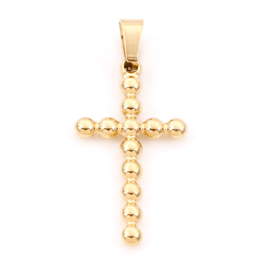Bubble Cross Gold