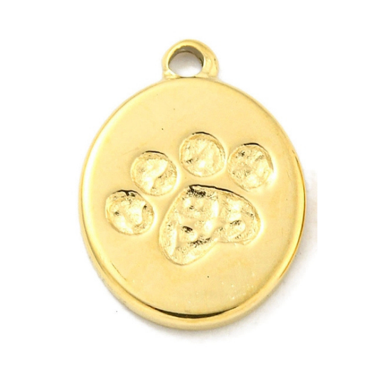 Paw Print Gold