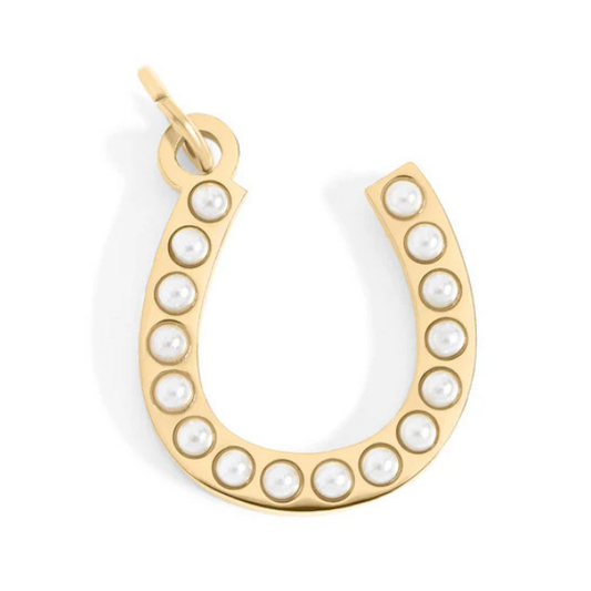 Pearl Horseshoe Gold