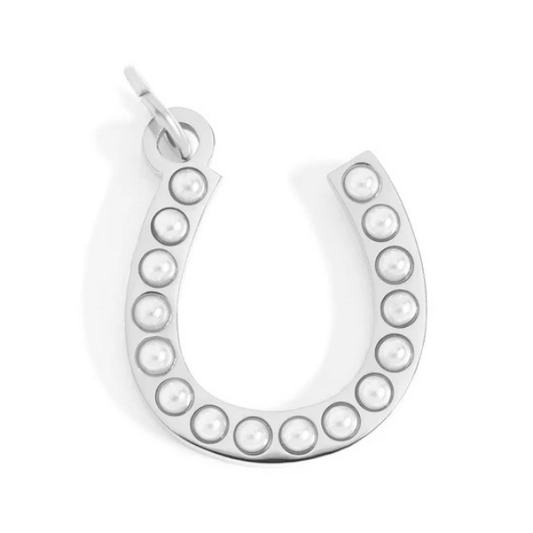 Pearl Horseshoe Silver