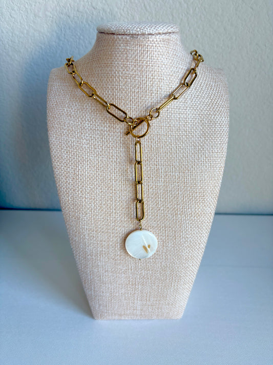 XL Shell Drop Necklace