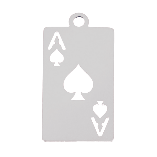 Cutout Card Silver 19x10mm