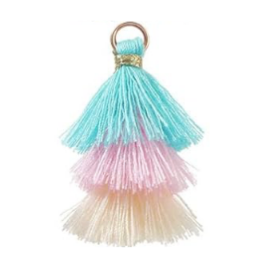 Dippin Dots Tassel Gold
