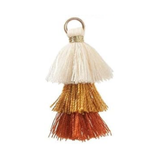 Fall Vibes Tassel Gold