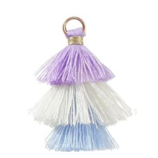 Winter Sky Tassel Gold