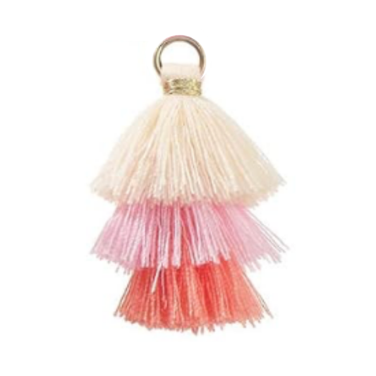 Peaches n Cream Tassel Gold