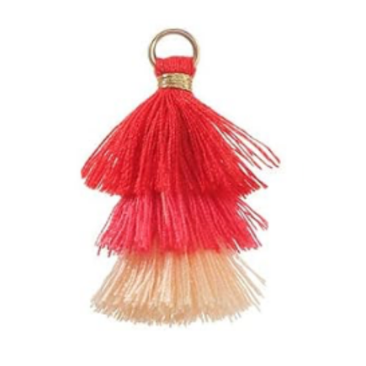 Berries and Cream Tassel Gold