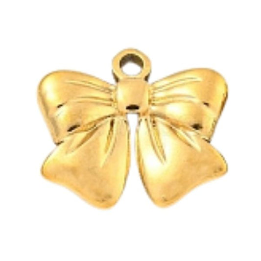 Bow Gold 13x14mm