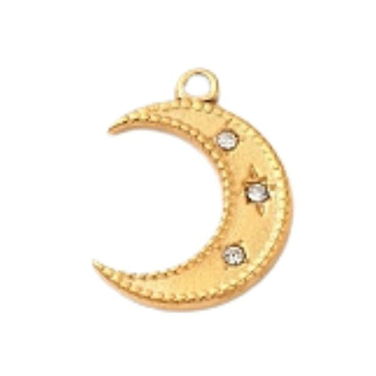 Moon Gold 18x13mm