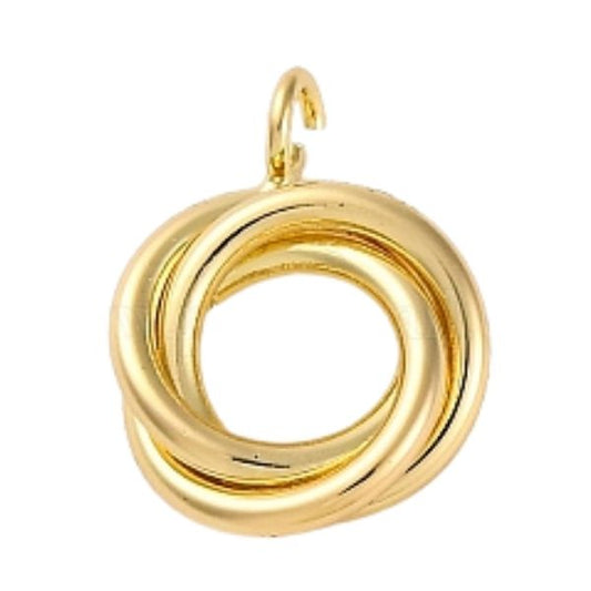 Pendant Gold 12x10mm
