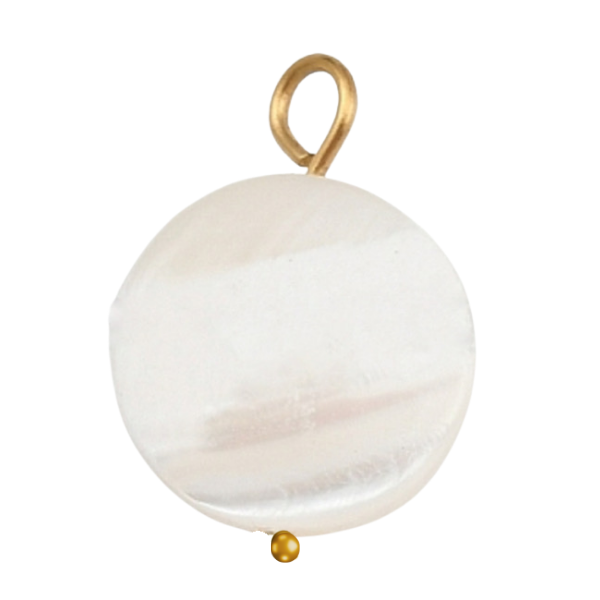 Shell Pendant Gold 22mm