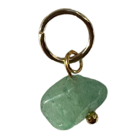 Green Stone Gold ~5mmx10mm