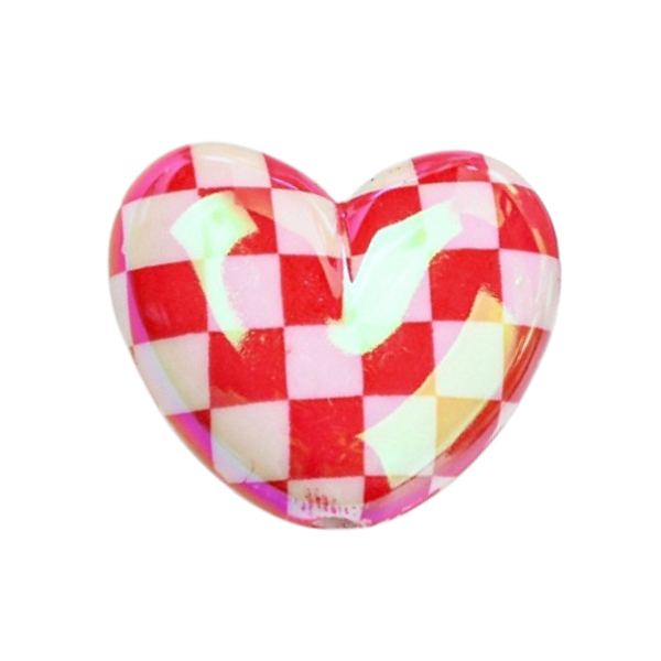 Heart Red 25x21mm