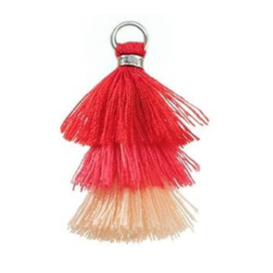Berries and Cream Tassel Silver