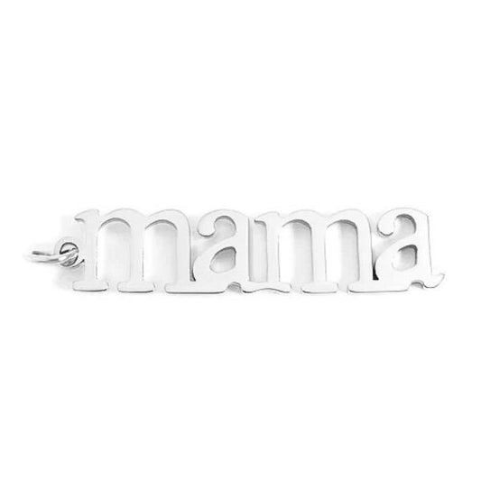 "Mama" Silver 32x8mm