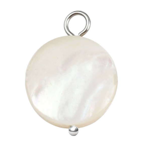 Shell Pendant Silver 22mm