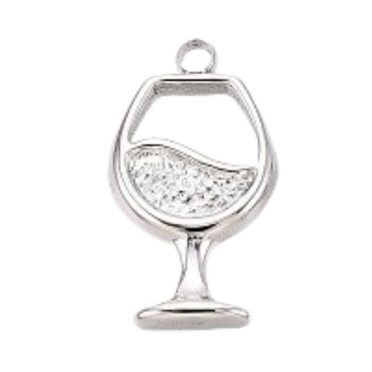 Wine Glass Silver 14x7mm
